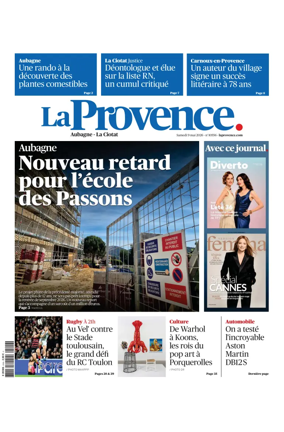 Cover of La Provence Aubagne-La Ciotat