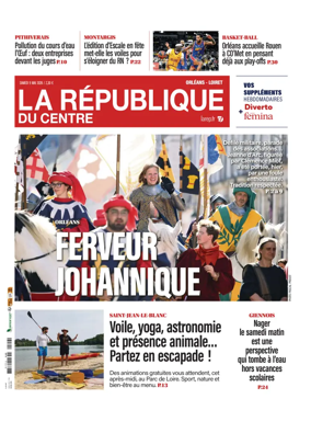 Cover of La Republique du Centre (Orleans - Loiret))