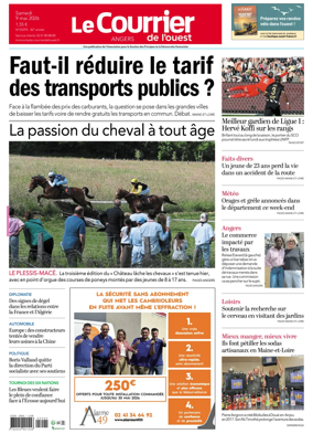 Cover of Le Courrier de l’Ouest (Angers)