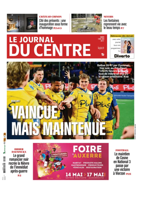 Cover of Le Journal du Centre
