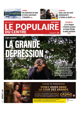 Cover of Le Populaire du Centre (Haute-Vienne)