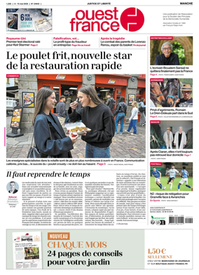 Cover of Ouest France (Manche)