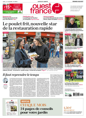 Cover of Ouest-France (Rennes Sud-Est)