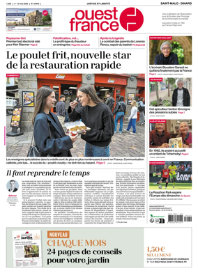 Cover of Ouest France (Saint-Malo)