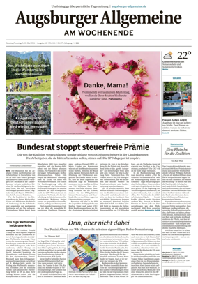 Cover of Augsburger Allgemeine (Ausgabe Stadt)