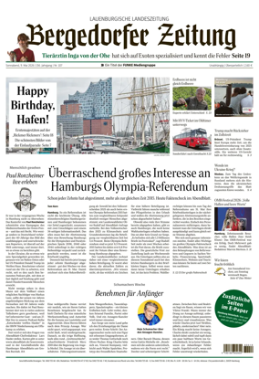 Cover of Bergedorfer Zeitung