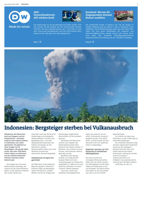 Cover of Deutsche Welle (German edition)