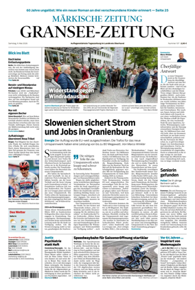 Cover of Gransee-Zeitung