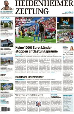 Cover of Heidenheimer Zeitung