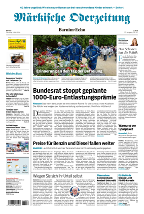 Cover of Markische Oderzeitung Bernau