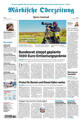 Cover of Markische Oderzeitung Erkner