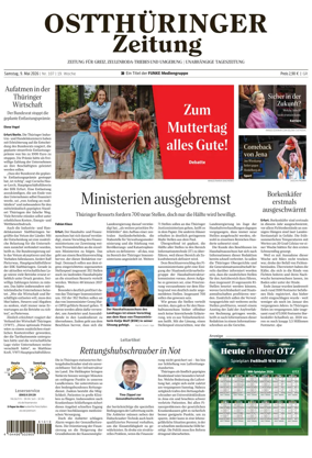 Cover of Ostthuringer Zeitung (Greiz)