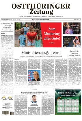 Cover of Ostthuringer Zeitung (Saale-Holzland-Kreis)