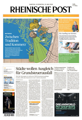 Cover of Rheinische Post - Monchengladbach and Korschenbroich