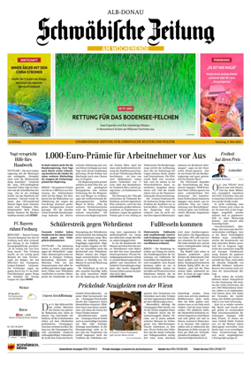 Cover of Schwabische Zeitung (Alb-Donau)