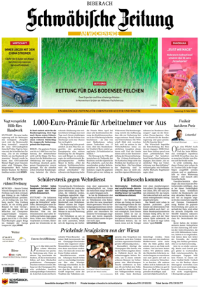 Cover of Schwabische Zeitung (Biberach)