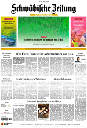 Cover of Schwabische Zeitung (Wangen)