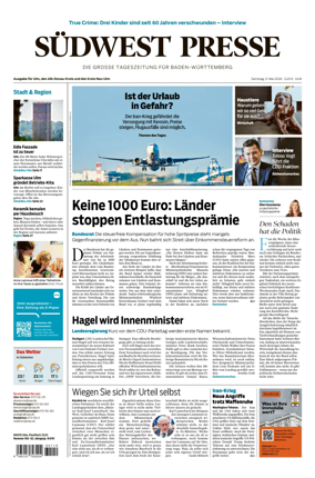 Cover of Sudwest Presse