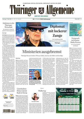 Cover of Thuringer Allgemeine (Arnstadt und Ilmenauz)