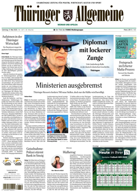 Cover of Thuringer Allgemeine (Weimar)