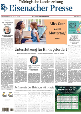 Cover of Thuringische Landeszeitung (Eisenach)