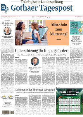 Cover of Thuringische Landeszeitung (Gotha)