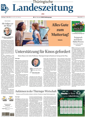 Cover of Thuringische Landeszeitung (Jena)