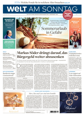 Cover of Welt am Sonntag
