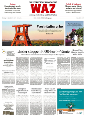 Cover of Westdeutsche Allgemeine Zeitung (Bottrop)