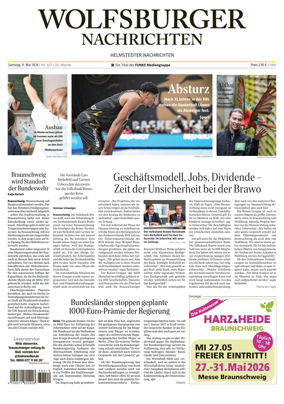 Cover of Wolfsburger Nachrichten (Helmstedt)