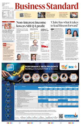 Cover of Business Standard