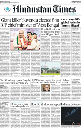 Cover of Hindustan Times (Jammu)