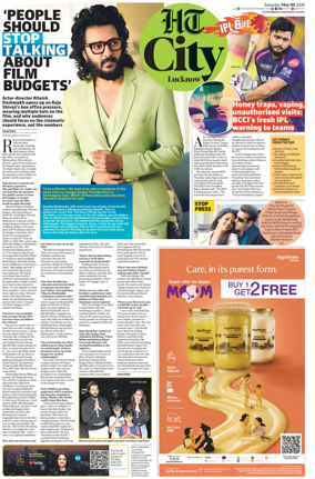 Cover of Hindustan Times (Lucknow) - Live