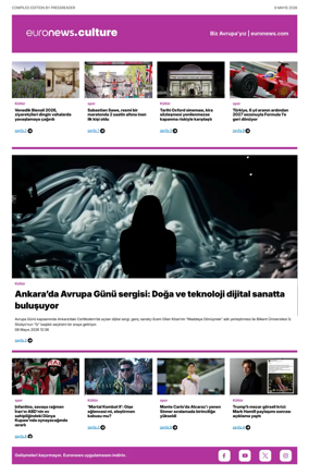 Cover of Euronews Culture and Sport (Turkish) Compiled Edition