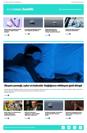Cover of Euronews Health (Turkish) Compiled Edition