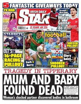 Cover of Irish Daily Star