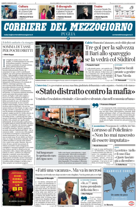 Cover of Corriere del Mezzogiorno (Puglia)