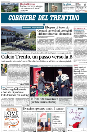 Cover of Corriere del Trentino