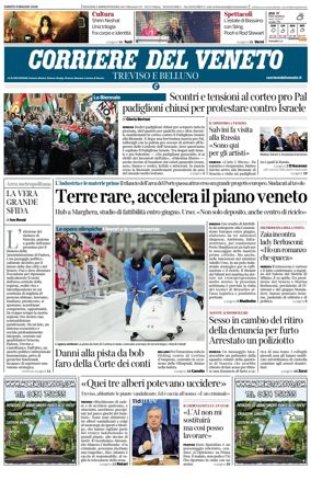 Cover of Corriere del Veneto (Treviso e Belluno)