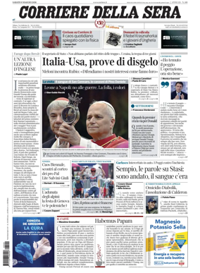 Cover of Corriere della Sera