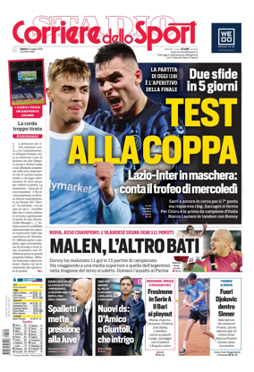 Cover of Corriere dello Sport (Lazio)