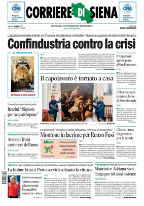 Cover of Corriere di Siena