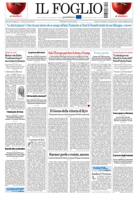 Cover of Il Foglio Quotidiano