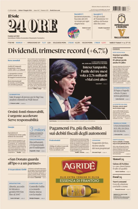 Cover of Il Sole 24 Ore