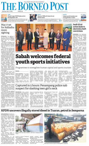 Cover of The Borneo Post (Sabah)