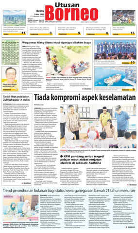 Cover of Utusan Borneo (Sarawak)