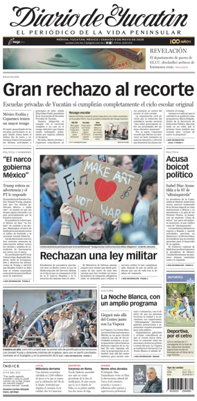Cover of Diario de Yucatan