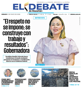 Cover of El Debate de Mazatlan