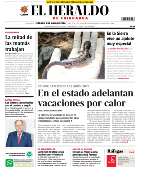 Cover of El Heraldo de Chihuahua