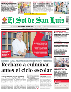 Cover of El Sol de San Luis Potosi